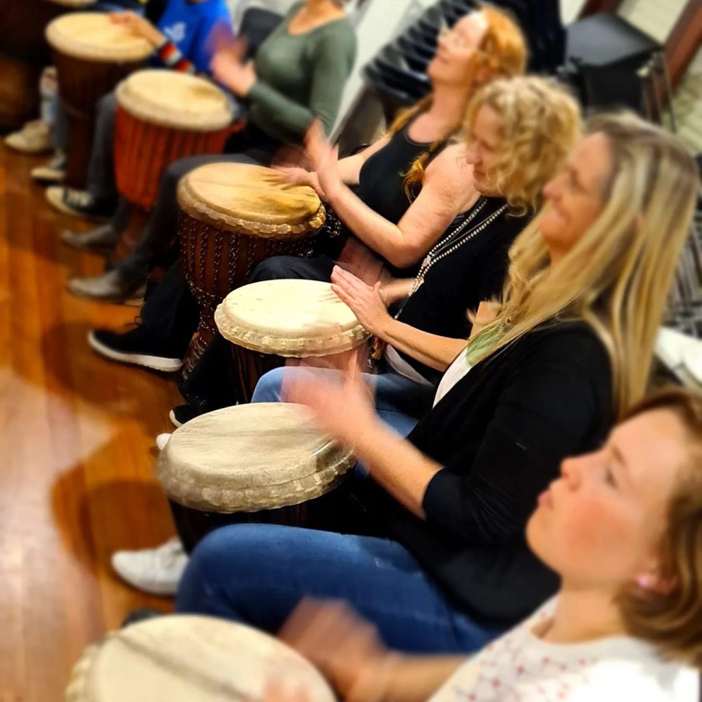 Drum Class in Magandjin (Brisbane).