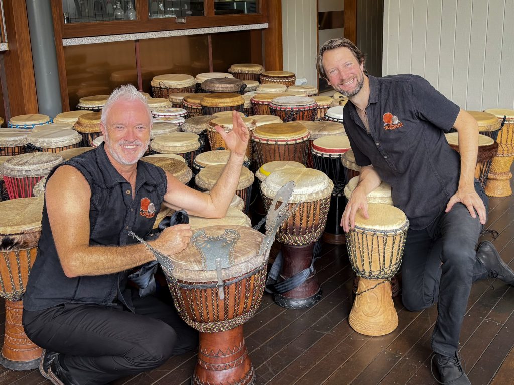 Team Building Workshop at Crystal Brook, Northern NSW. Elliott Orr and Peter Teys. October 24th, 2024